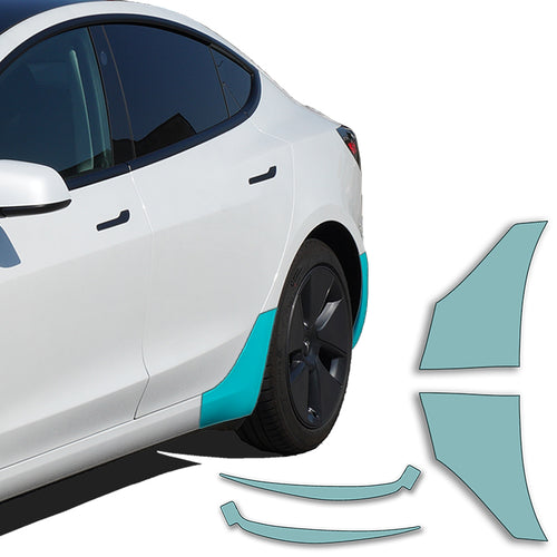 Model 3 Sidekit small – Pellicola protettiva PPF per le minigonne posteriori e il paraurti