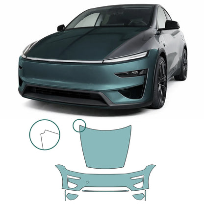 Kit anteriore Performance "Juniper" modello Y Regular – Set di pellicole protettive per la vernice PPF anteriore del veicolo