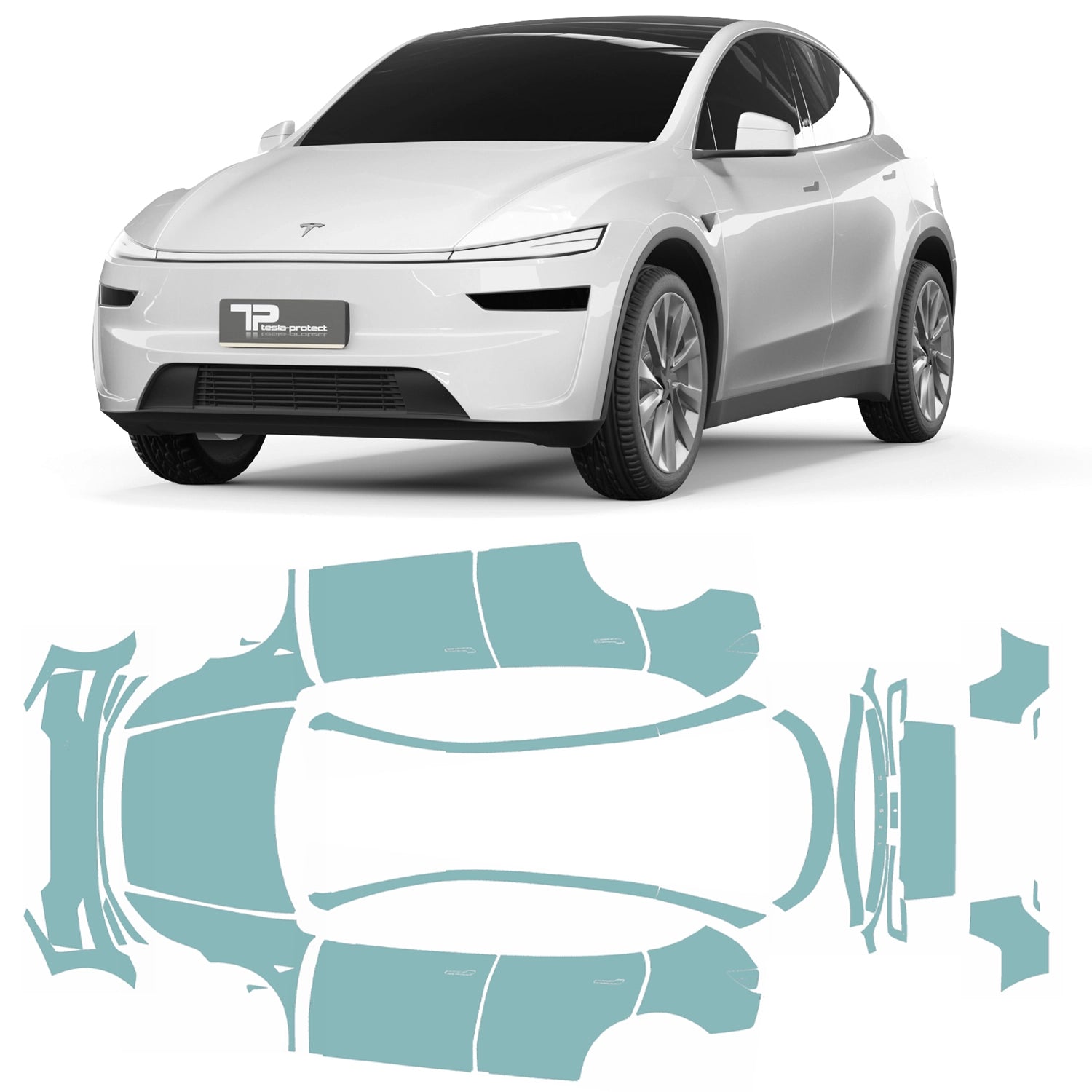 Set completo di pellicole protettive per la vernice 