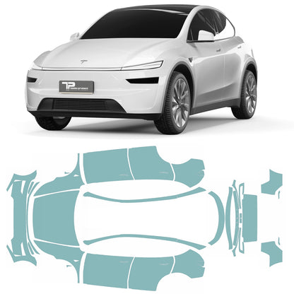 Set completo di pellicole protettive per la vernice "Juniper" del modello Y (PPF)