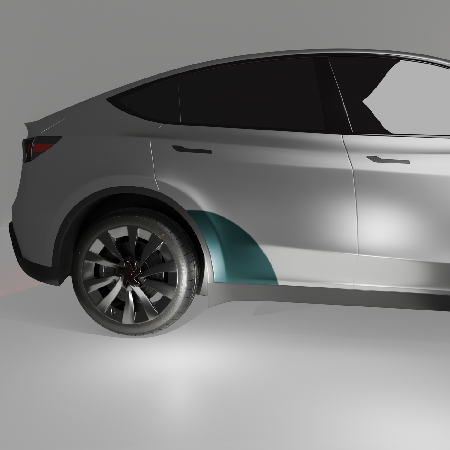 Model Y "Juniper" Sidekit small – Pellicola di protezione della vernice PPF per l’area del portellone posteriore