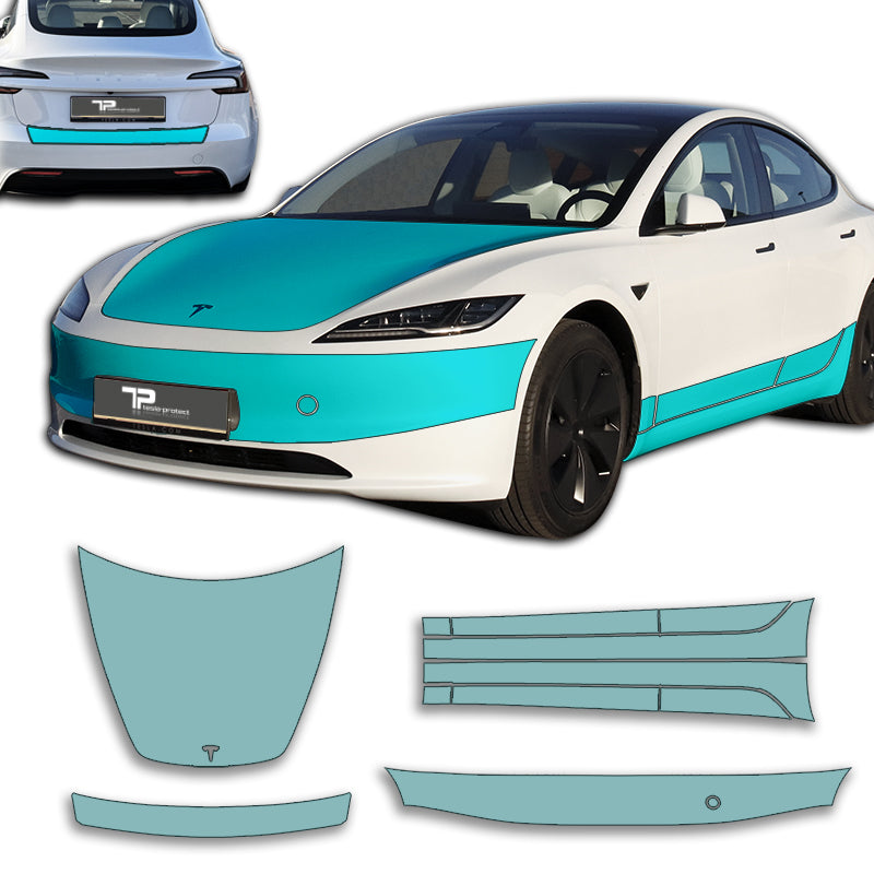 Model 3 “Highland” Ultimate Kit – Ampio set di pellicole protettive PPF per vernice per tutti i componenti esposti