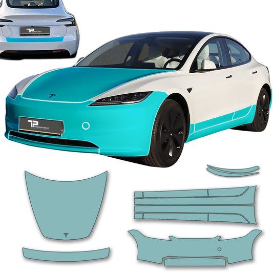 Model 3 “Highland” Ultimate Kit – Ampio set di pellicole protettive PPF per vernice per tutti i componenti esposti
