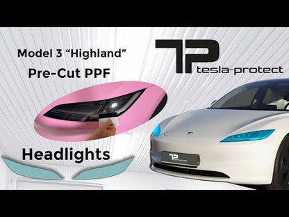  Model Y “Juniper” Pellicola Protettiva PPF per la Barra Luminosa e i Fari